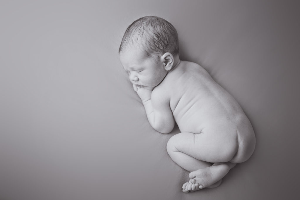 séance naissance noir et blanc