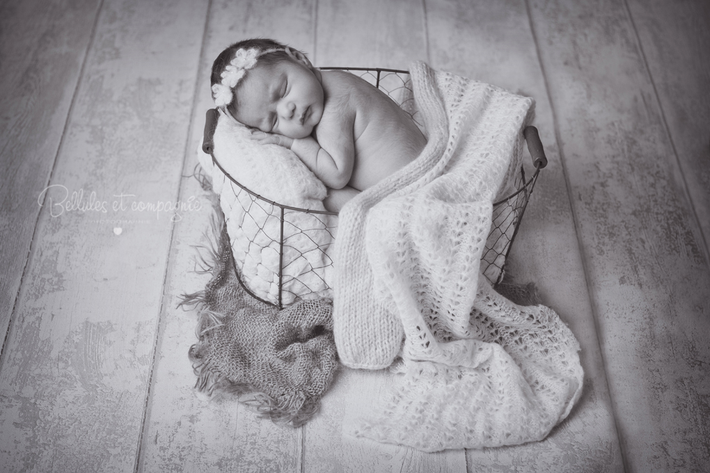 séance naissance selin noir et blanc