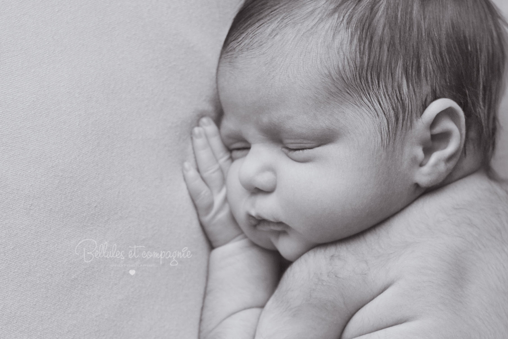 séance naissance portrait serré