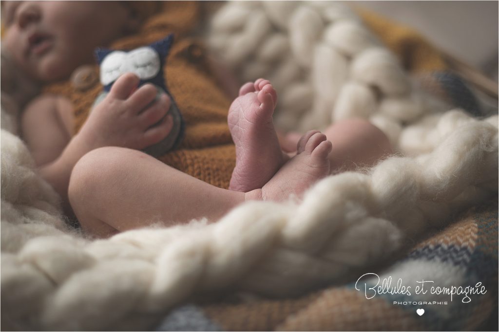 Petits pieds - séance nouveau-né - Clermont-Ferrand par Bellules et compagnie